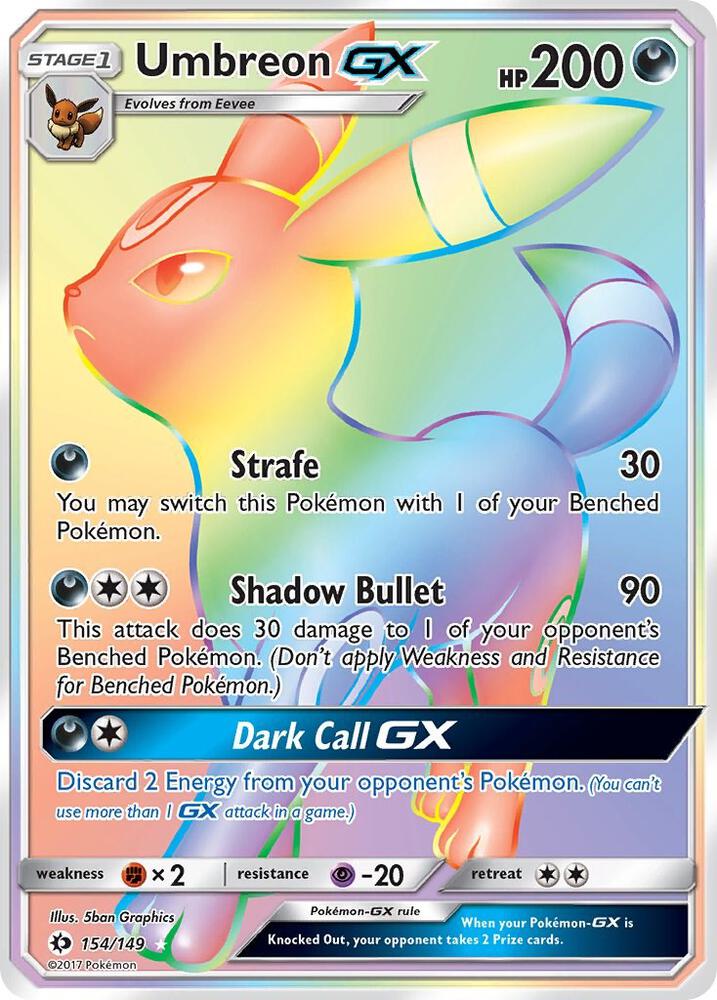 Umbreon GX (Secret) - SM Base Set (SM01)