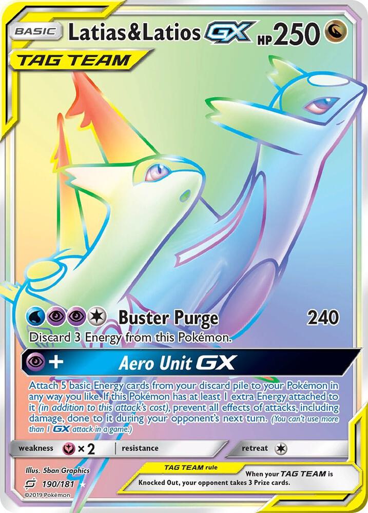 Latias & Latios GX (Secret) - SM - Team Up (SM9)