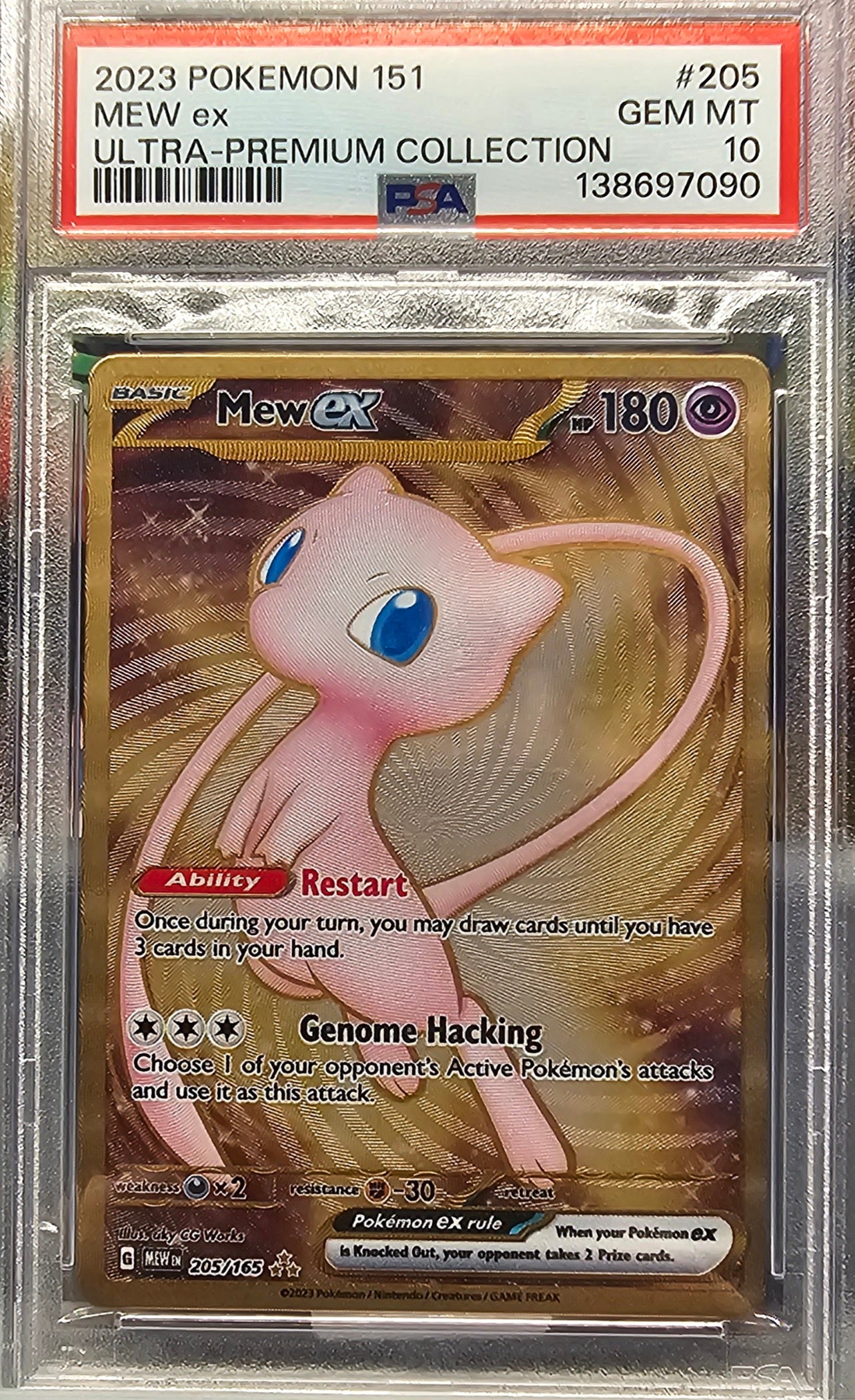 PSA 10 Mew Metal Card