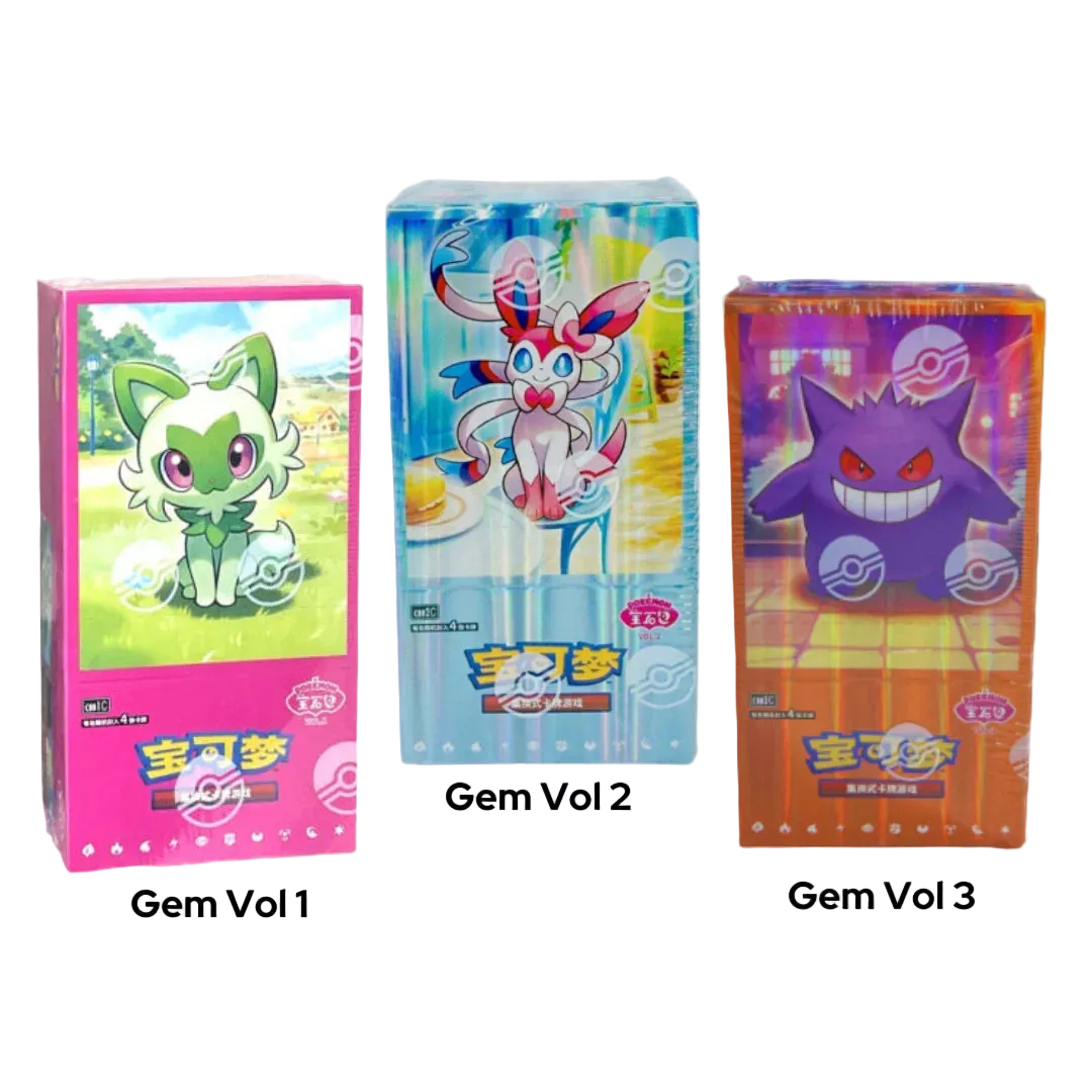 Chinese Pokemon Gem Box