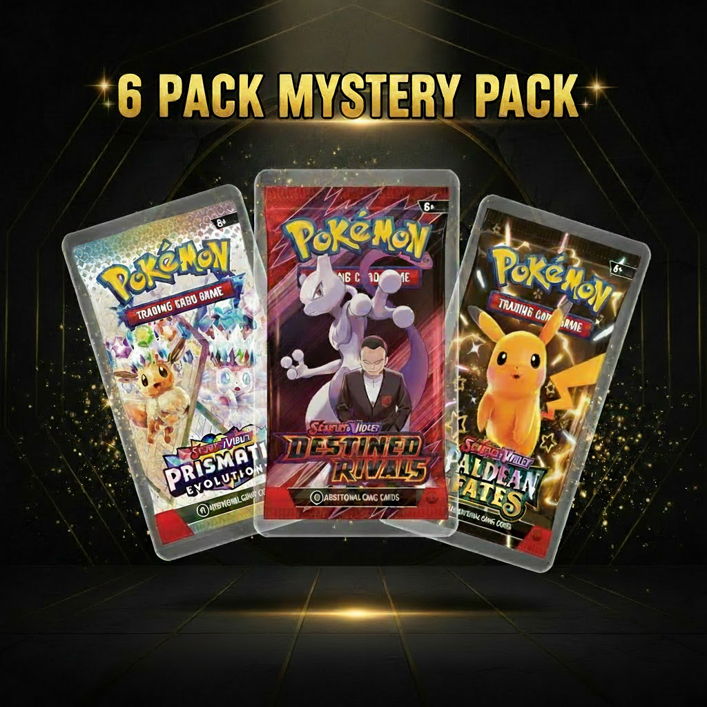 6 Pack Random Mystery Pack of Scarlet & Violet Generation