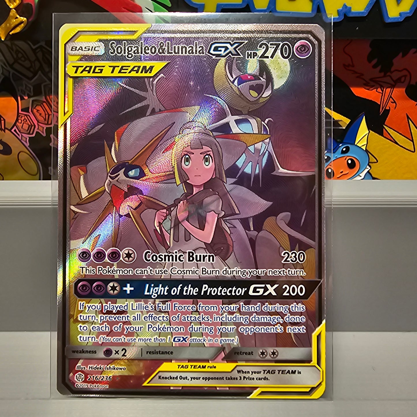 Solgaleo & Lunala GX (Full Art) - SM - Cosmic Eclipse (SM12)