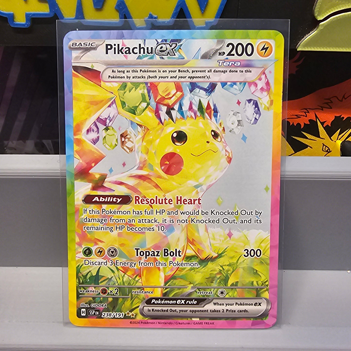 Pikachu ex - 238/191 - SV08: Surging Sparks (SSP)