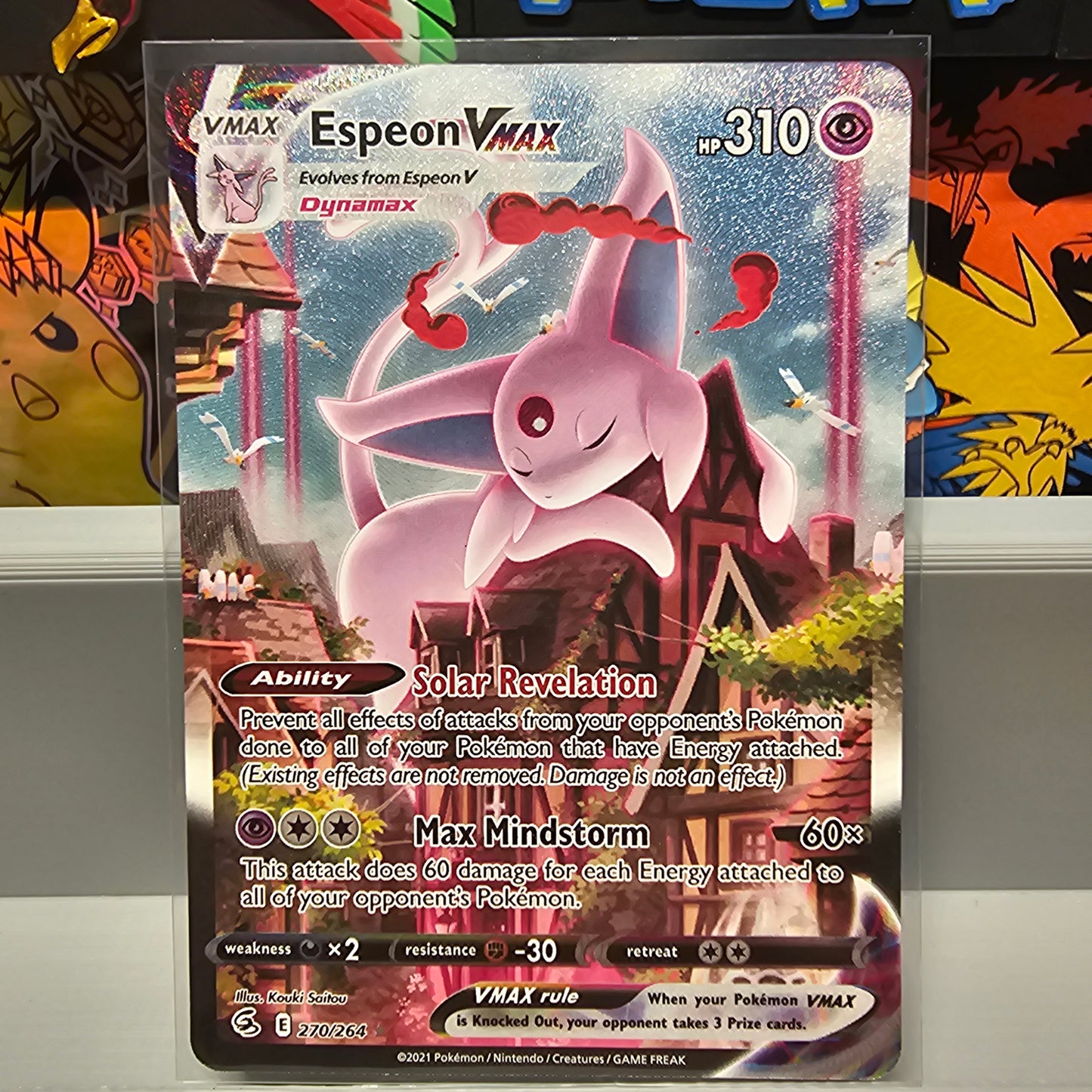 Espeon VMAX (Alternate Art Secret) - SWSH08: Fusion Strike (SWSH08)