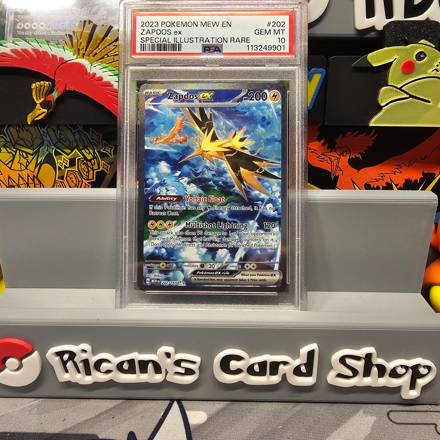 PSA 10 ZAPDOS #202