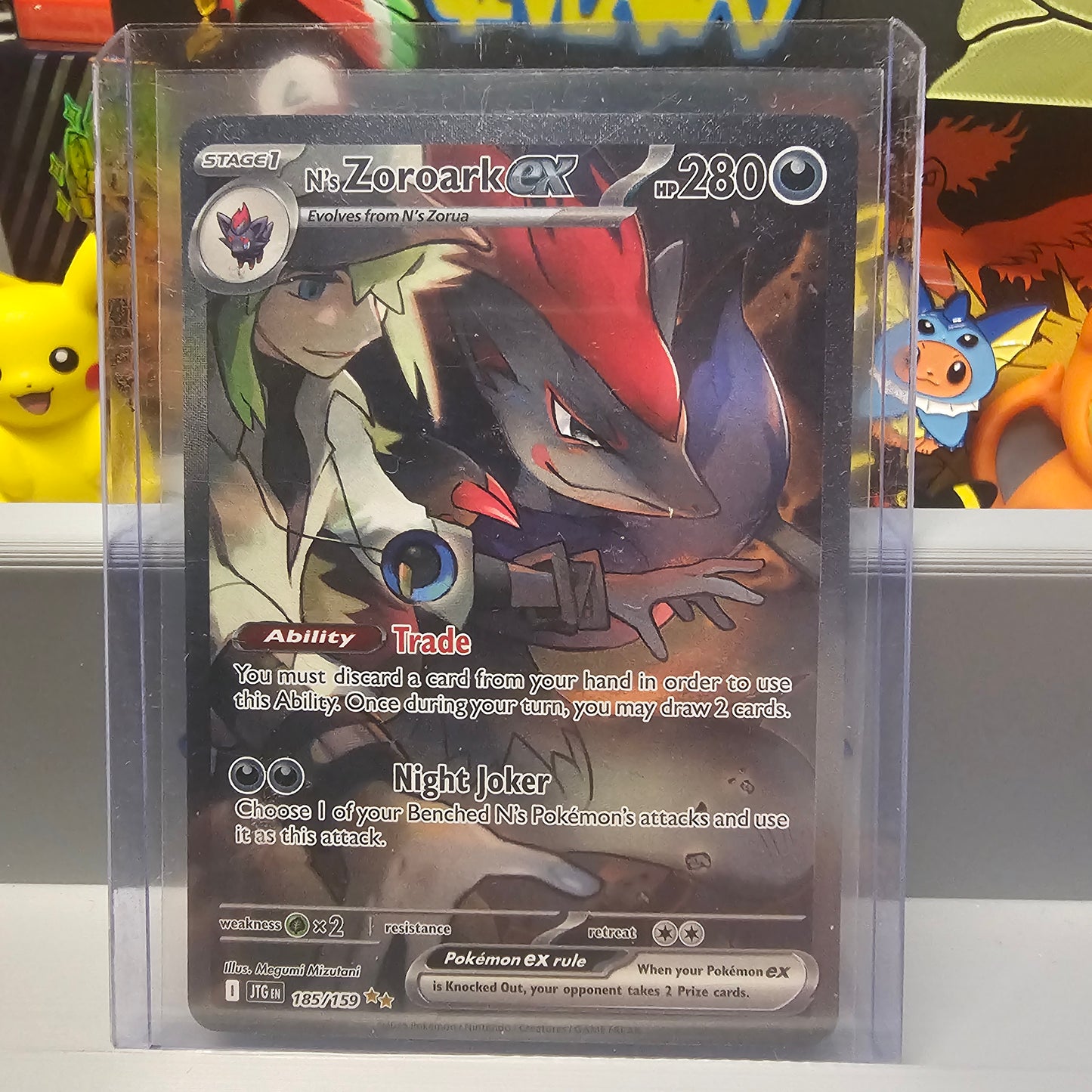 N's Zoroark ex - 185/159 - SV09: Journey Together (JTG)