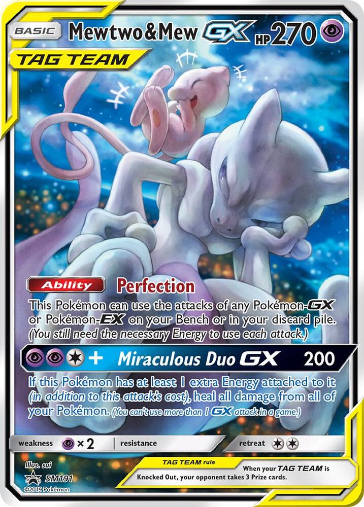 Mewtwo & Mew GX - SM191 - SM Promos (SMP)