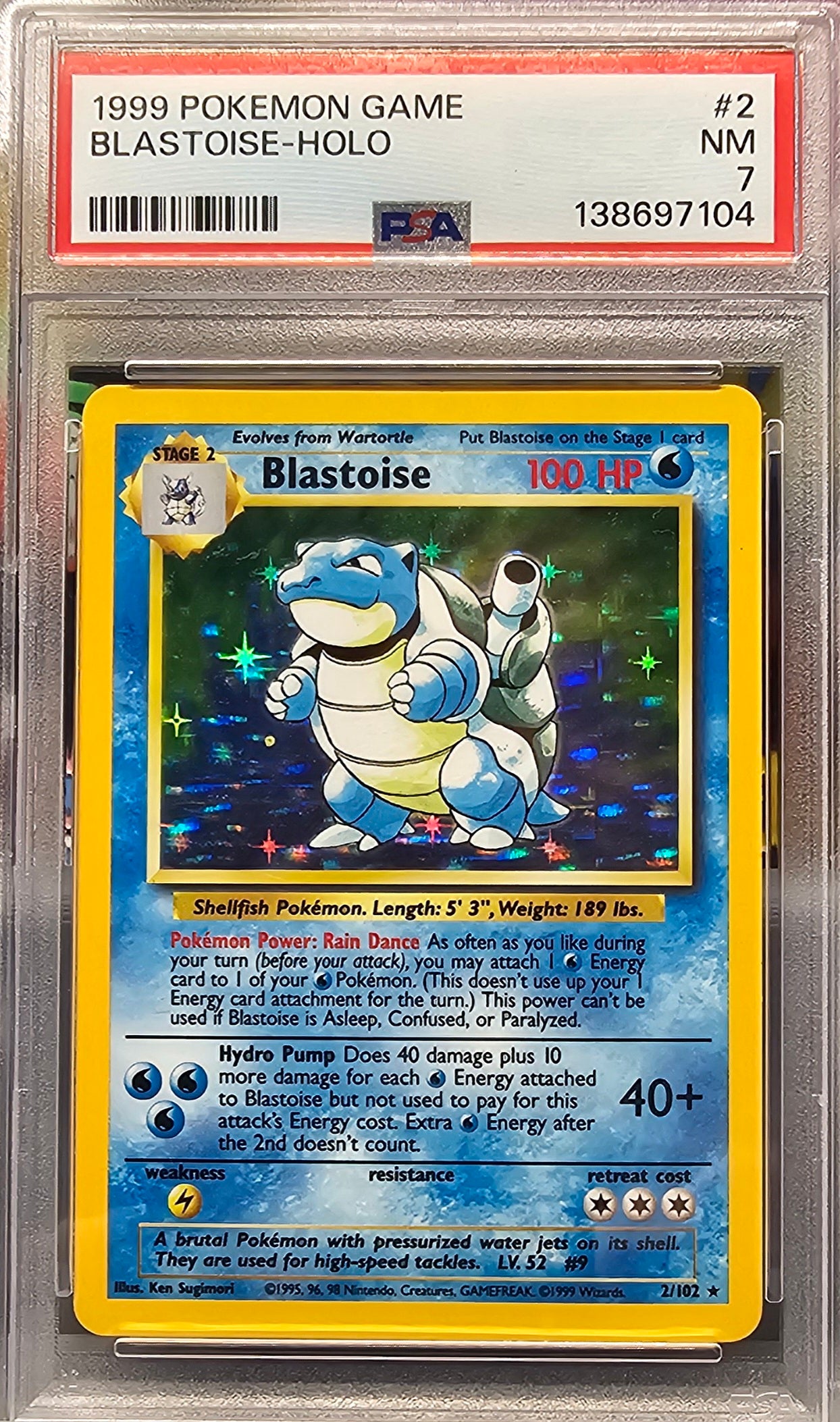 PSA 7 Blastoise Unlimited