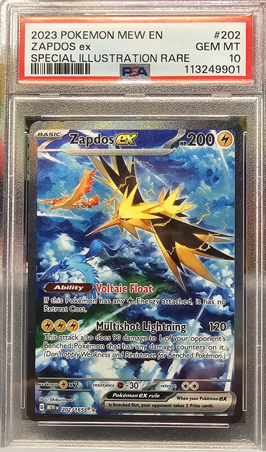 PSA 10 ZAPDOS #202
