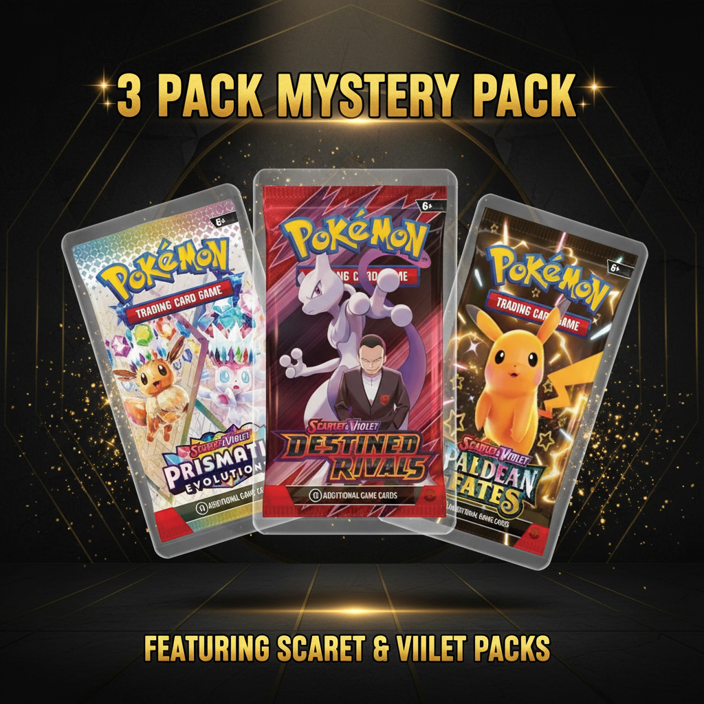 3 Pack Mystery Pack of Scarlet & Violet Generation