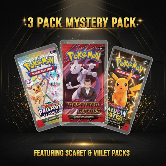 3 Pack Mystery Pack of Scarlet & Violet Generation