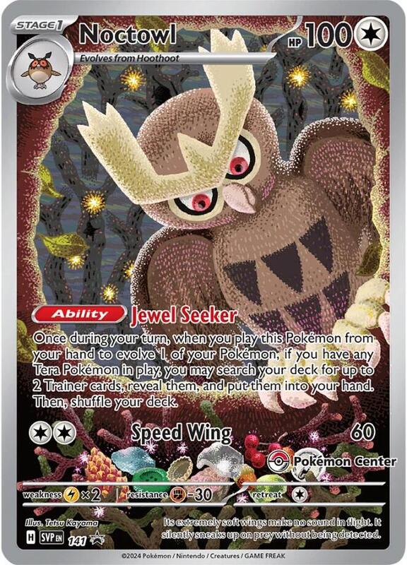 Noctowl - 141 (Pokemon Center Exclusive) - SV: Scarlet & Violet Promo Cards (SVP)