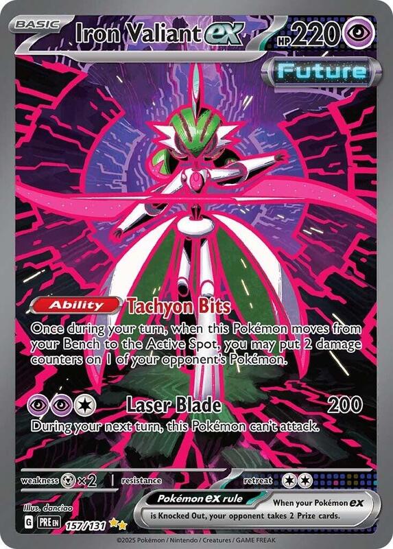 Iron Valiant ex - SV: Prismatic Evolutions (PRE)