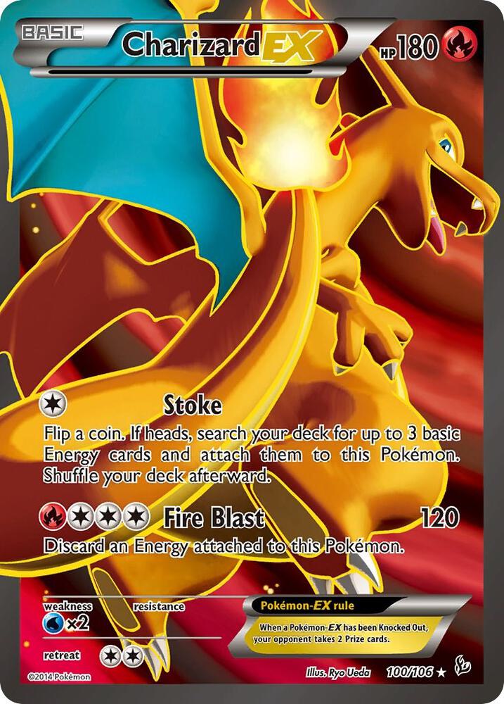 Charizard EX (100 Full Art) - XY - Flashfire (FLF)