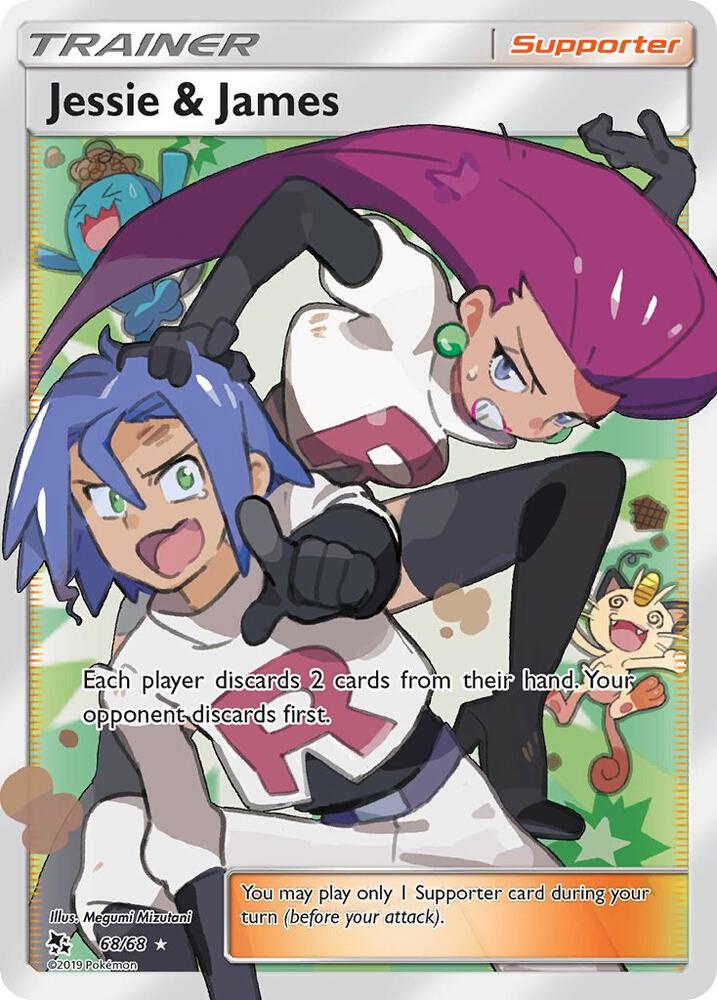 Jessie & James (Full Art) NM - Hidden Fates (HIF)