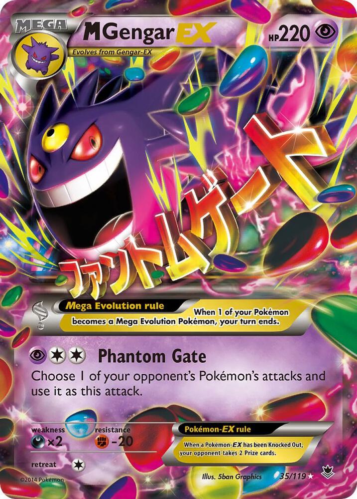 M Gengar EX NM - XY - Phantom Forces (PHF)