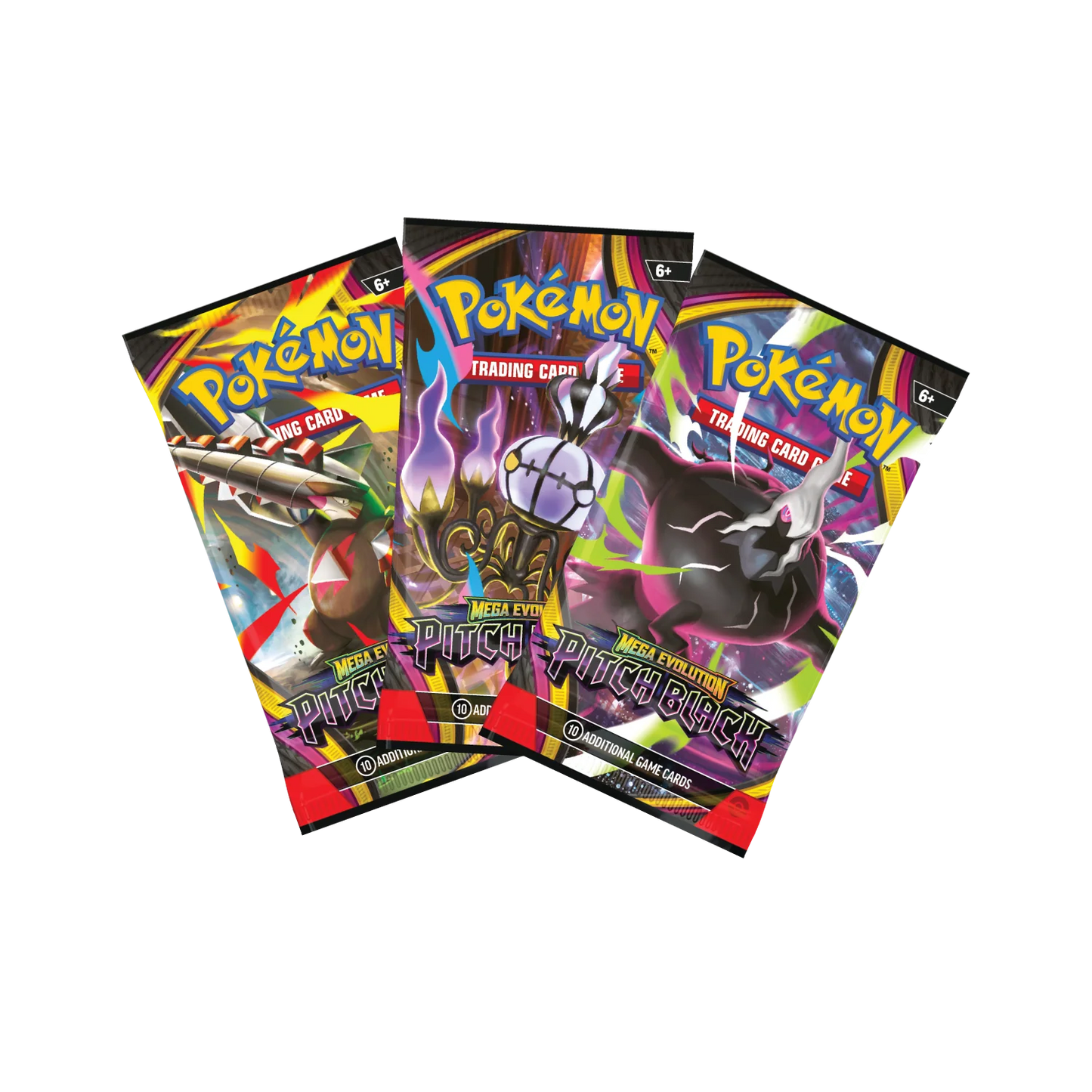 3 Pack Pitch Black Booster Packs