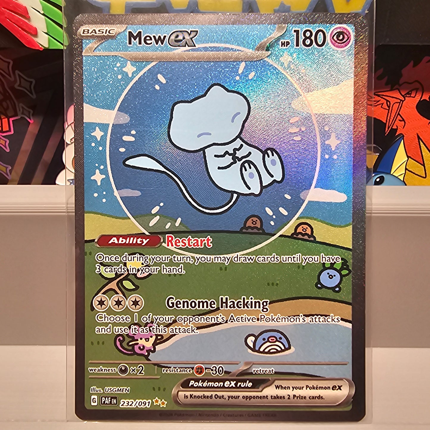 Mew ex - 232/091 - SV: Paldean Fates (PAF)