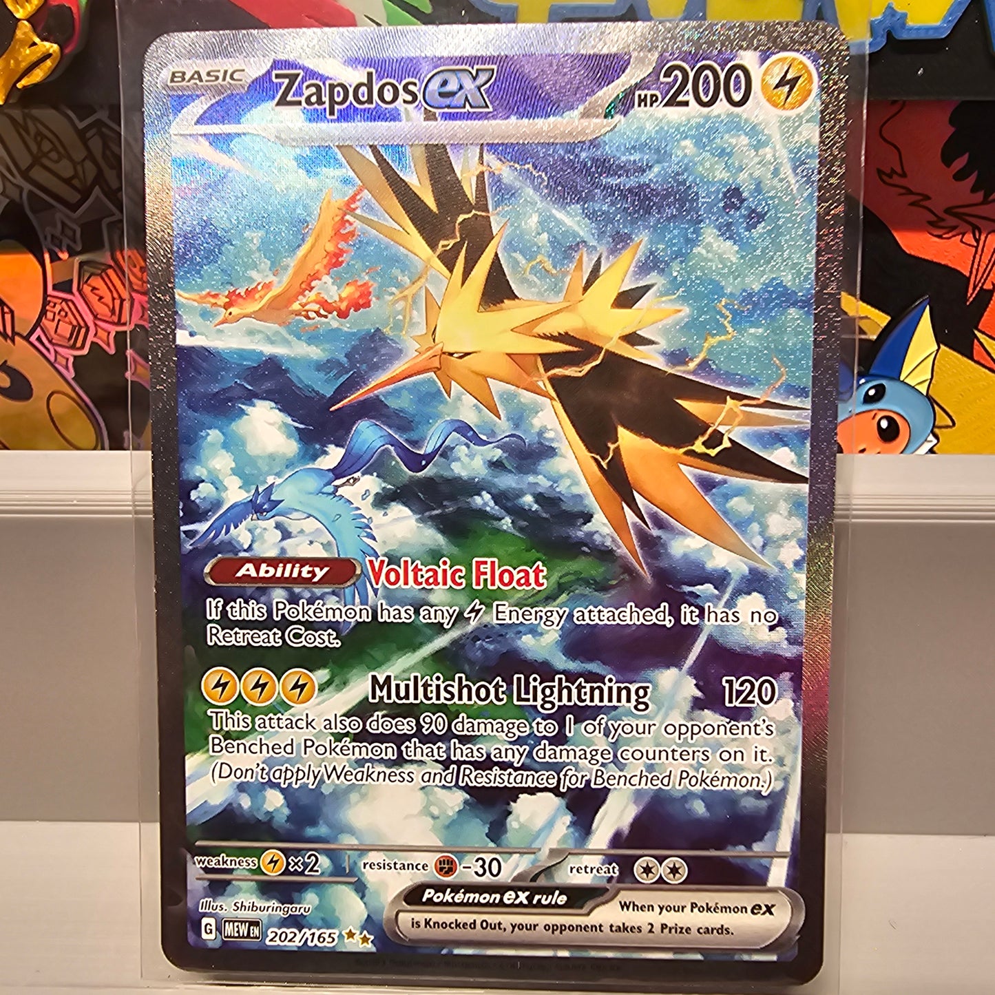 Zapdos ex - 202/165 - SV: Scarlet & Violet 151 (MEW)
