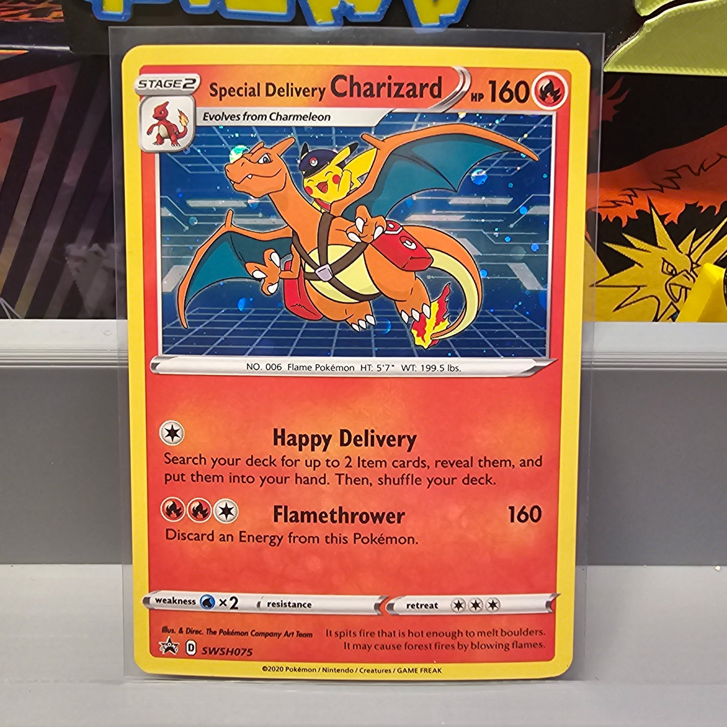Special Delivery Charizard - SWSH075 - SWSH: Sword & Shield Promo Cards (SWSD)