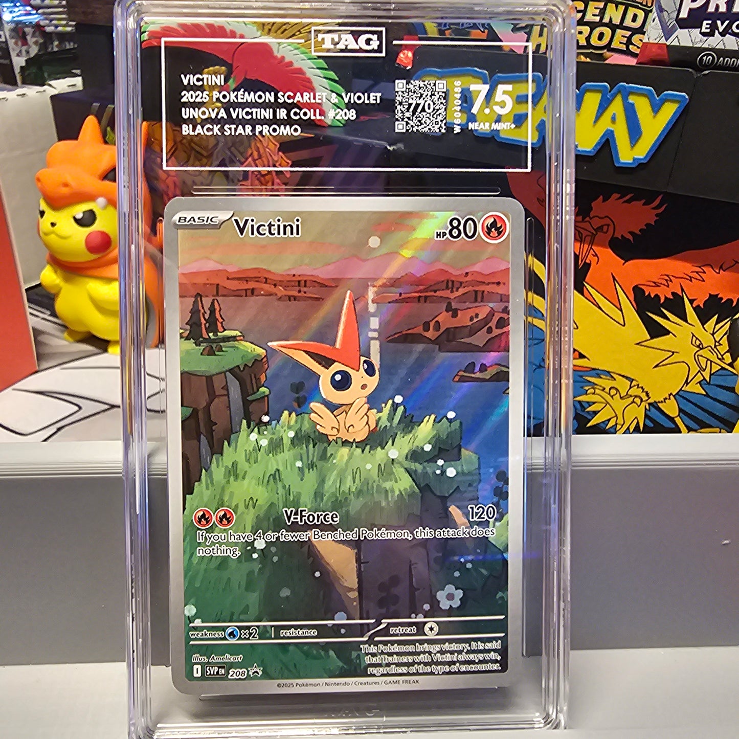 TAG Graded Victini - 208 - SV: Scarlet & Violet Promo Cards (SVP)