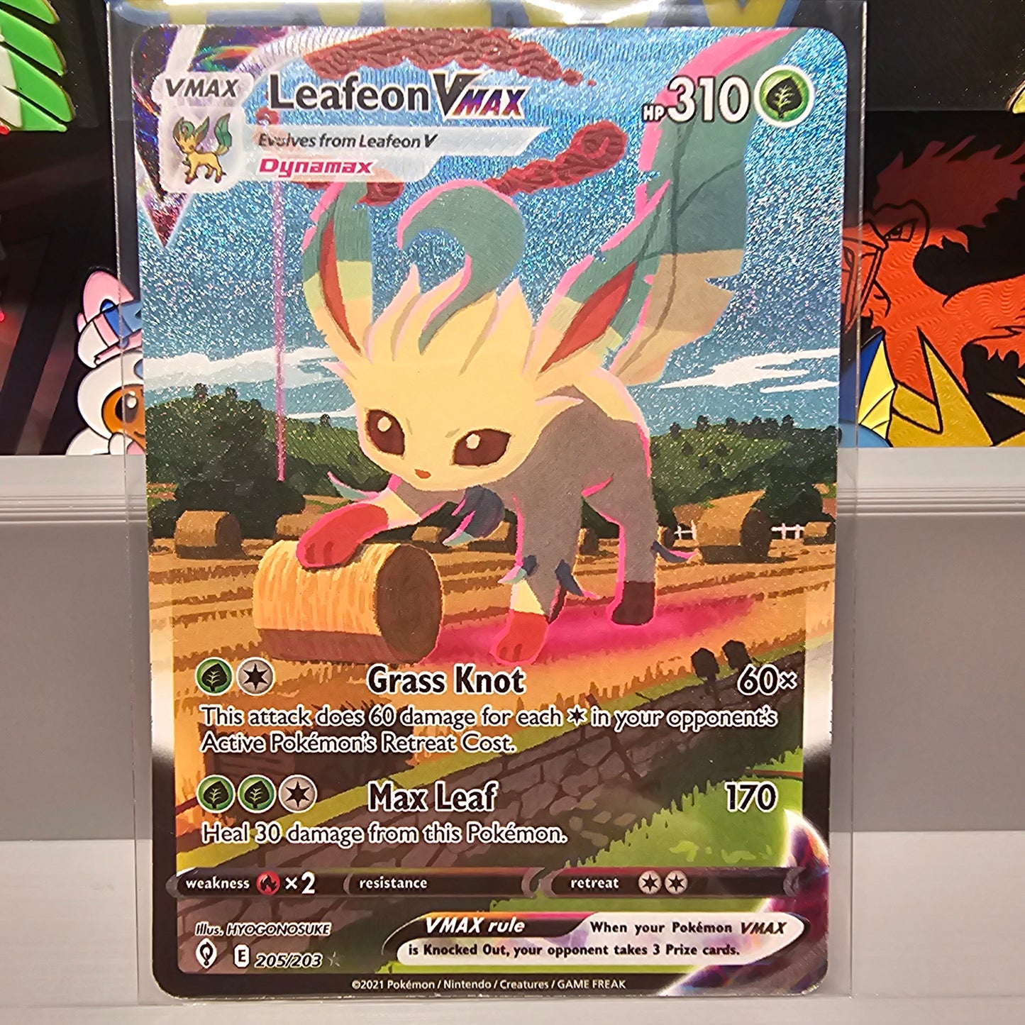 Leafeon VMAX (Alternate Art Secret) - SWSH07: Evolving Skies (SWSH07)