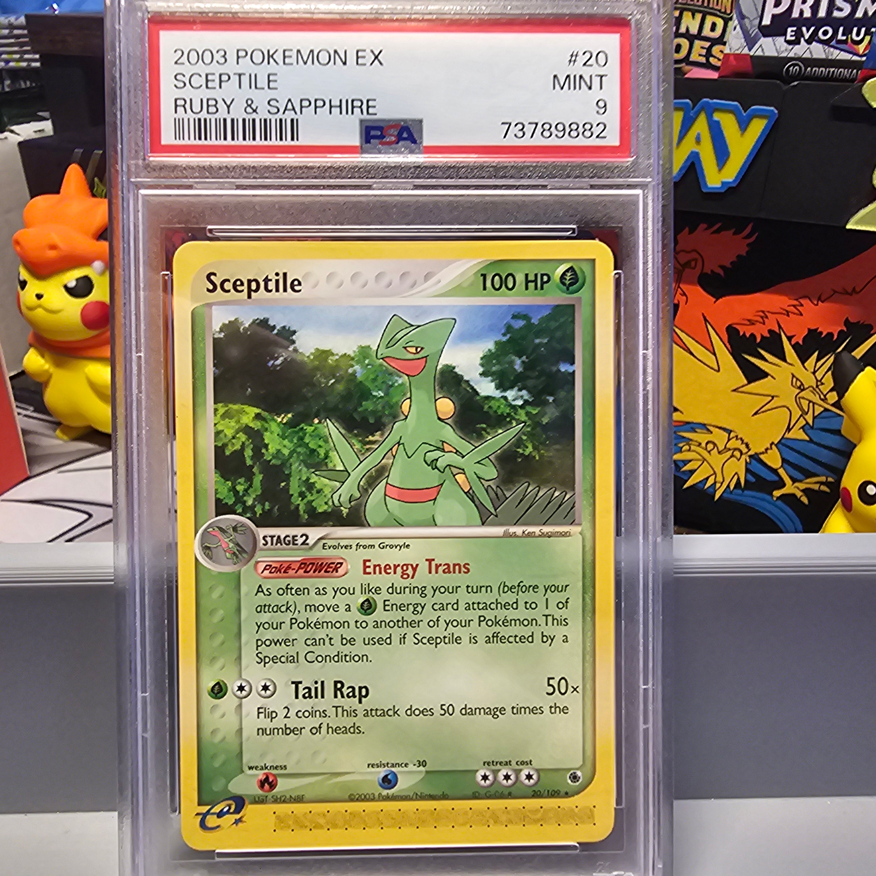 PSA 9 Sceptile - 20/109 - EX Ruby and Sapphire (RS)